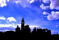 El pueblo de Belchite destruido